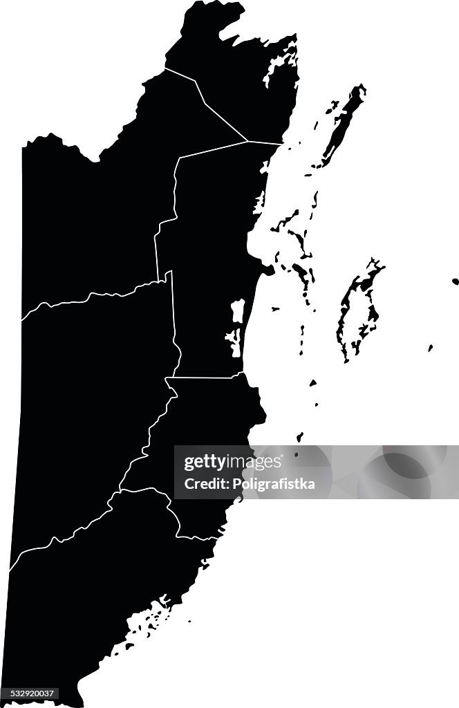 Map of Belize