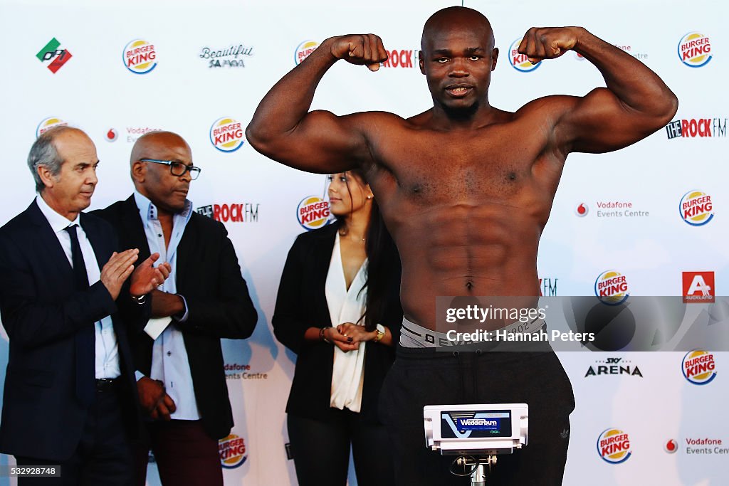 Joseph Parker v Carlos Takam Weigh In