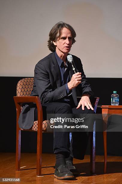 Director Jay Roach speaks onstage at Atlanta special screening of HBO Films' 'All The Way' at The Carter Center on May 19, 2016 in Atlanta, Georgia.