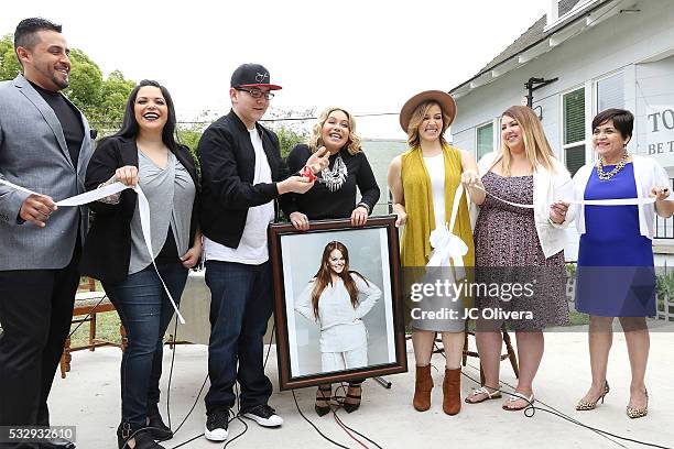 Juan Rivera, Jacqie Campos, Rosie Rivera, Johnny Rivera, Janney Marin A.K.A. 'Chiquis' Rivera family members of the late singer Jenni Rivera and...