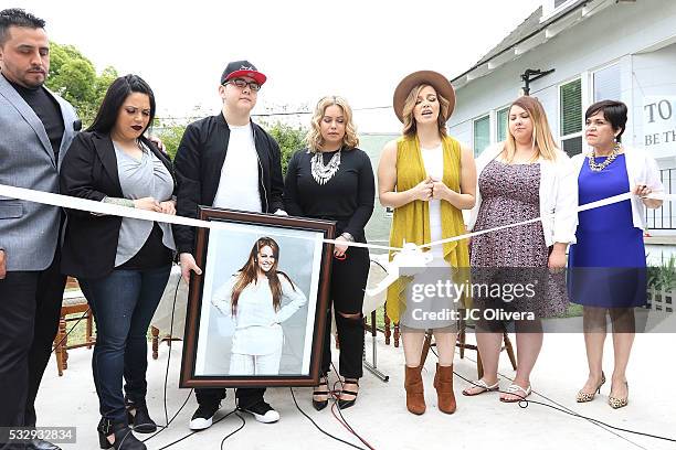 Juan Rivera, Jacqie Campos, Rosie Rivera, Johnny Rivera, Janney Marin A.K.A. 'Chiquis' Rivera family members of the late singer Jenni Rivera and...