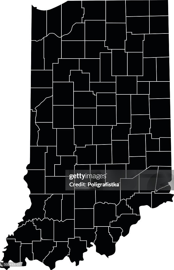Map of Indiana