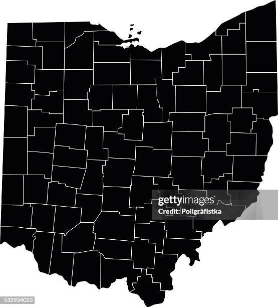 Map Of Ohio High-Res Vector Graphic - Getty Images