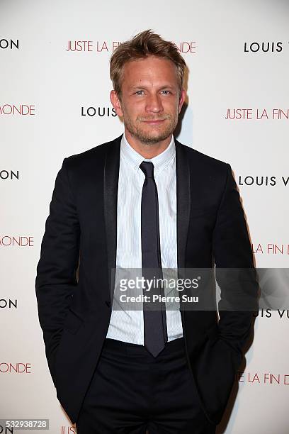 Jeremy Renier attends 'It's Only The End Of The World' Movie Afterparty at Club by Albane during the 69th Annual Cannes Film Festival on May 19, 2016...