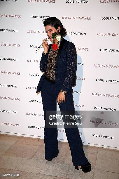 Soko attends 'It's Only The End Of The World' Movie Afterparty at Club by Albane during the 69th Annual Cannes Film Festival on May 19, 2016 in...