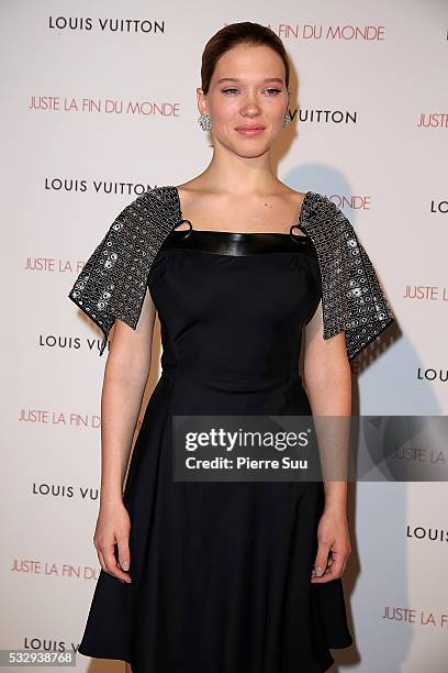 Lea Seydoux attends 'It's Only The End Of The World' Movie Afterparty at Club by Albane during the 69th Annual Cannes Film Festival on May 19, 2016...