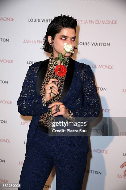 Soko attends 'It's Only The End Of The World' Movie Afterparty at Club by Albane during the 69th Annual Cannes Film Festival on May 19, 2016 in...