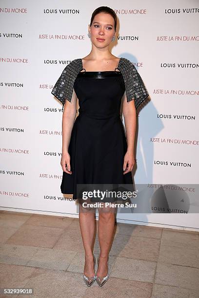 Lea Seydoux attends 'It's Only The End Of The World' Movie Afterparty at Club by Albane during the 69th Annual Cannes Film Festival on May 19, 2016...