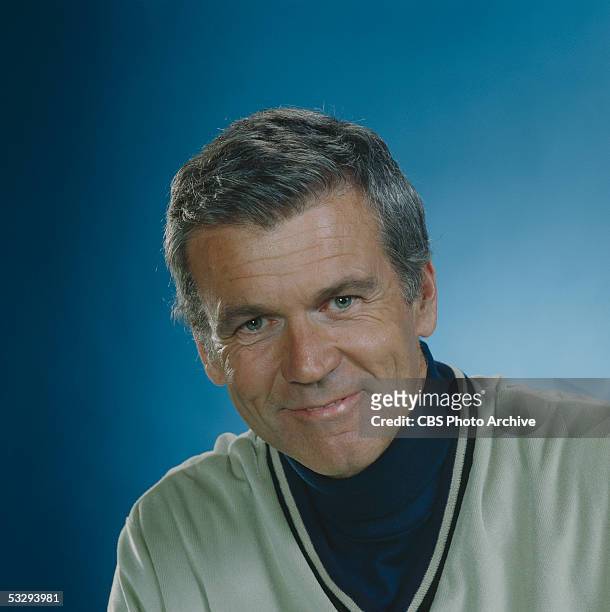 American actor Don Murray of the CBS prime time soap opera 'Knot's Landing,'