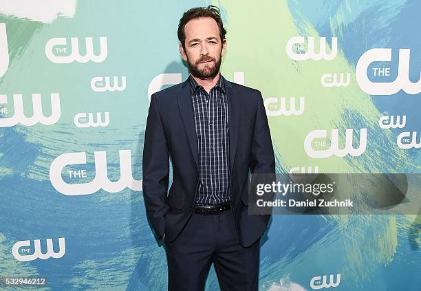 Luke Perry of the series 'Riverdale' attends The CW Network's 2016 New York Upfront at The London Hotel on May 19, 2016 in New York City.