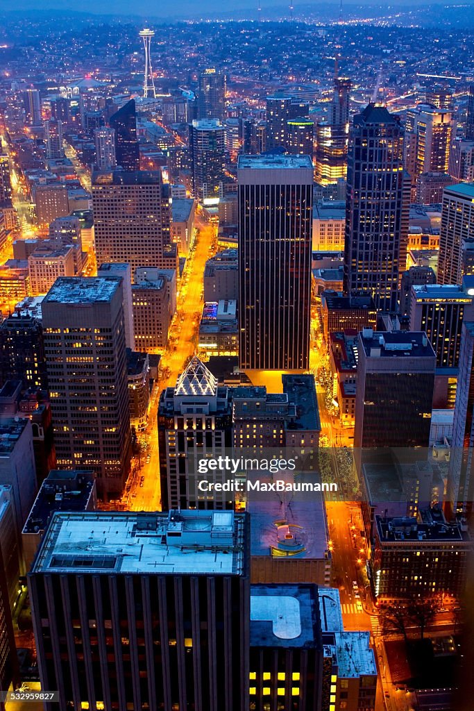 Seattle Downtown at Night