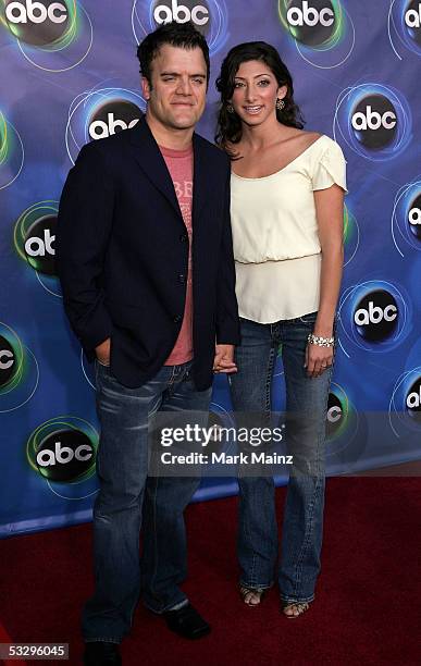 Actor Kevin Weisman and Jodi Tannowitz arrive at the ABC TCA party at the Abby on July 27, 2005 in West Hollywood, California.