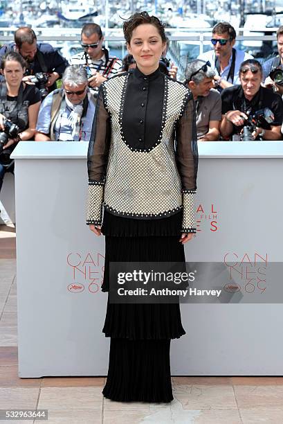 Marion Cotillard attends the 'It's Only The End Of The World ' Photocall during the 69th annual Cannes Film Festival at the Palais des Festivals on...