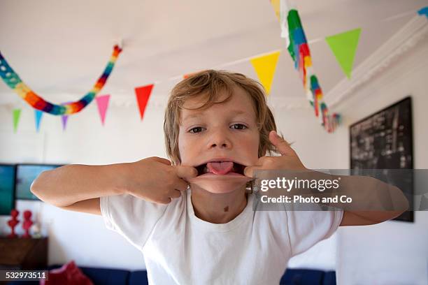 child portrait - silly faces stock pictures, royalty-free photos & images