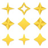 Four point stars collection