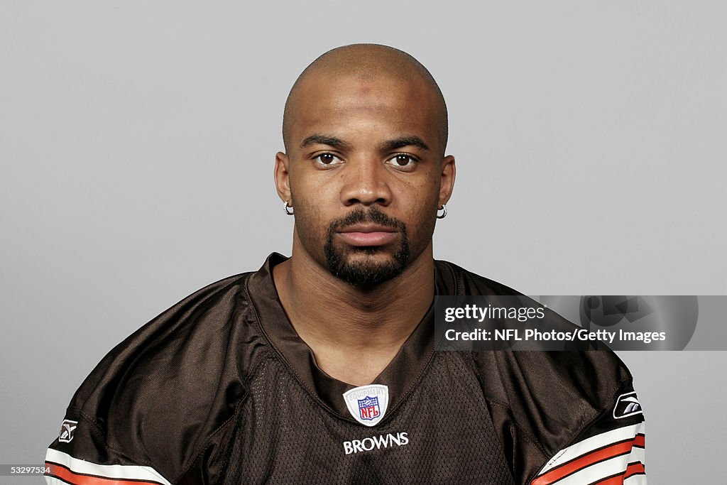 Daylon McCutcheon of the Cleveland Browns poses for his 2005 NFL
