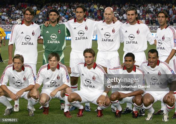 Paolo Maldini, Valerio Fiori, Alessandro Nesta, Jaap Stam, Christian Vieri, Manuel Rui Costa, Massimo Ambrosini, Johann Vogel, Alberto Gilardino,...