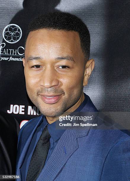 Singer/songwriter John Legend attends "Turn Me Loose" opening night at The Westside Theatre on May 19, 2016 in New York City.