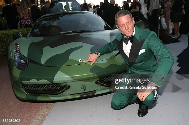 Lapo Elkann attends the amfAR's 23rd Cinema Against AIDS Gala at Hotel du Cap-Eden-Roc on May 19, 2016 in Cap d'Antibes, France.