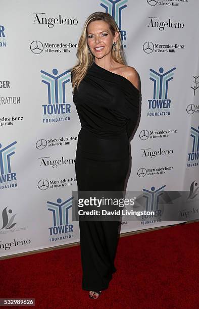 Actress/producer Christina Simpkins attends Tower Cancer Research Foundation's Tower of Hope Gala at The Beverly Hilton Hotel on May 19, 2016 in...