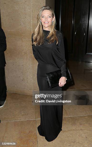 Actress/producer Christina Simpkins attends Tower Cancer Research Foundation's Tower of Hope Gala at The Beverly Hilton Hotel on May 19, 2016 in...