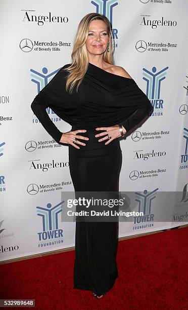 Actress/producer Christina Simpkins attends Tower Cancer Research Foundation's Tower of Hope Gala at The Beverly Hilton Hotel on May 19, 2016 in...