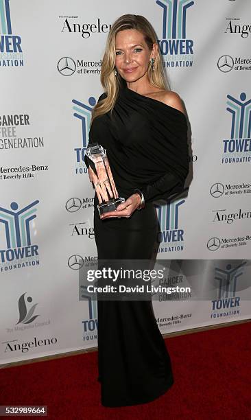 Actress/producer Christina Simpkins attends Tower Cancer Research Foundation's Tower of Hope Gala at The Beverly Hilton Hotel on May 19, 2016 in...