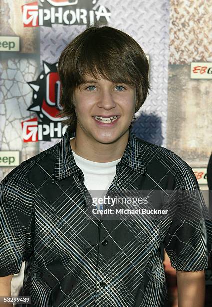 Actor Devon Werkheiser arrives at the G-phoria Awards at the Los Angeles Center Studios on July 27, 2005 in Los Angeles, California.