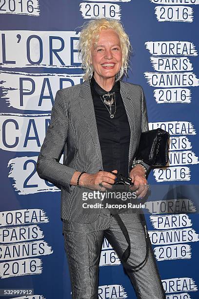 Ellen von Unwerth attends the L'Oreal Paris Blue Obsession Party during the 69th annual Cannes Film Festival on May 18, 2016 in Cannes, France.