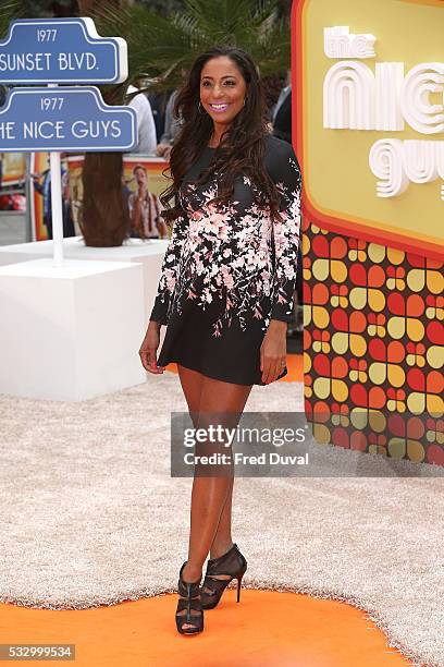 SuElise Nash attends "The Nice Guys" UK Premiere at Odeon Leicester Square on May 19, 2016 in London, England.