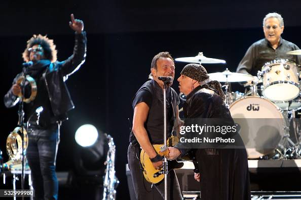 Bruce Springsteen Amp Americans Bruce Springsteen & The E Street Band performs at Rock ...