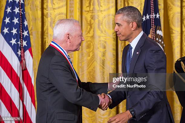 On Thursday, May 19 in the East Room of the White House, President Barack Obama awarded the National Medal of Science to Dr. Stanley Falkow, Stanford...