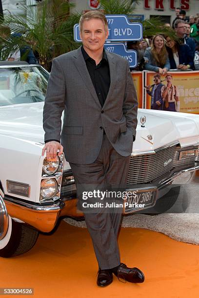 Director, Shane Black attends the 'The Nice Guys' UK Premiere at Odeon Leicester Square on May 19, 2016 in London, England.