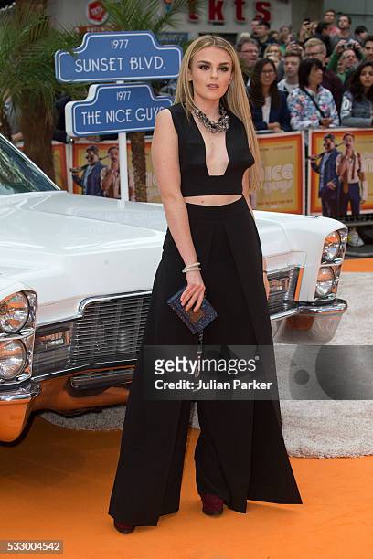 Talia Storm attends the 'The Nice Guys' UK Premiere at Odeon Leicester Square on May 19, 2016 in London, England.