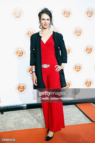 Galina Voskoboeva attends the Roland Garros Players' Party at Grand Palais on May 19, 2016 in Paris, France.