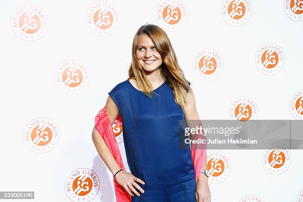 Lucie Safarova attends the Roland Garros Players' Party at Grand Palais on May 19, 2016 in Paris, France.