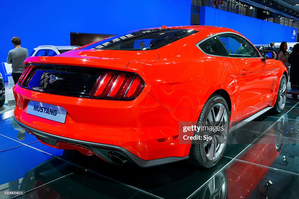 Ford Mustang Muscle Car Rear View High-Res Stock Photo - Getty Images