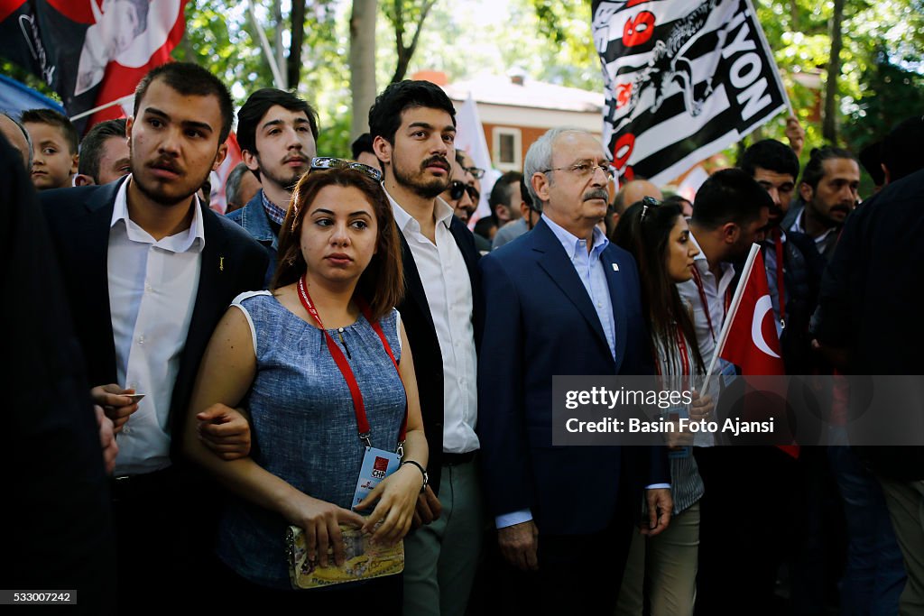 Republican Peoples Party (CHP) leader Kemal Klcdaroglu,...