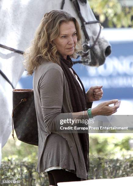 Amalia Obregon attends Global Champion Tour Horse Tournament on May 19, 2016 in Madrid, Spain.