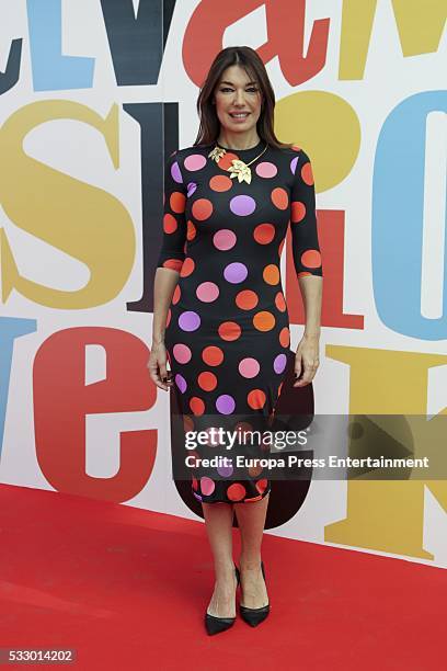 Raquel Revuelta attends 'Salvame Fashion Week' on May 19, 2016 in Madrid, Spain.