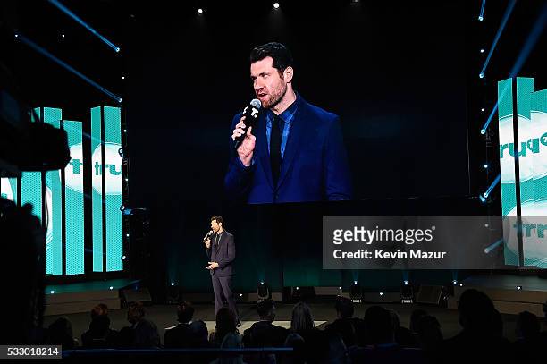 Billy Eichner appears on stage during Turner Upfront 2016 show at The Theater at Madison Square Garden on May 18, 2016 in New York City.