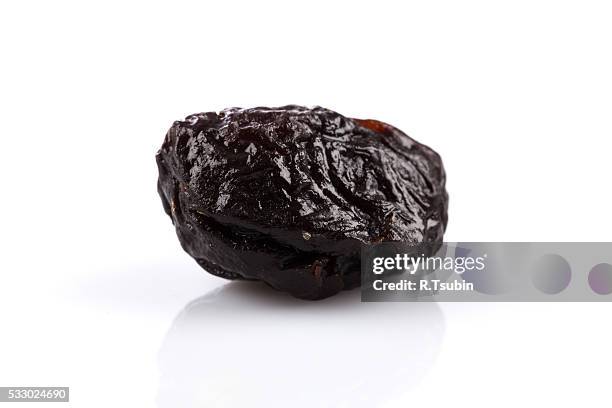 dried plum - prunes fruits - dörrpflaume stock-fotos und bilder