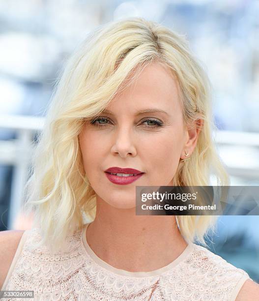 Actress Charlize Theron attends 'The Last Face' Photocall during the 69th annual Cannes Film Festival at the Palais des Festivals on May 20, 2016 in...