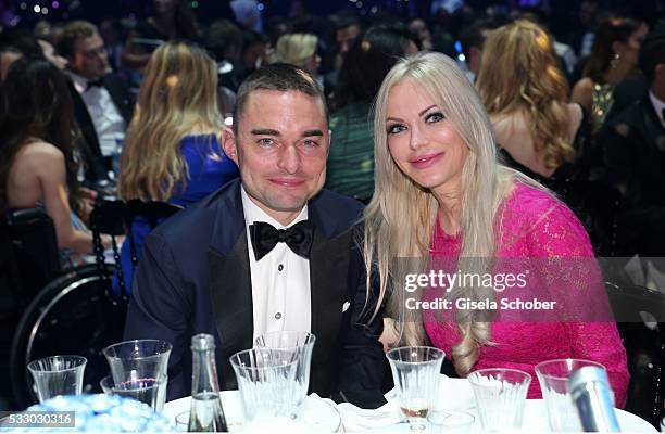 Lars Windhorst and Christine Barner attend the amfAR 's 23rd Cinema Against AIDS Gala at Hotel du Cap-Eden-Roc on May 19, 2016 in Cap d'Antibes,...