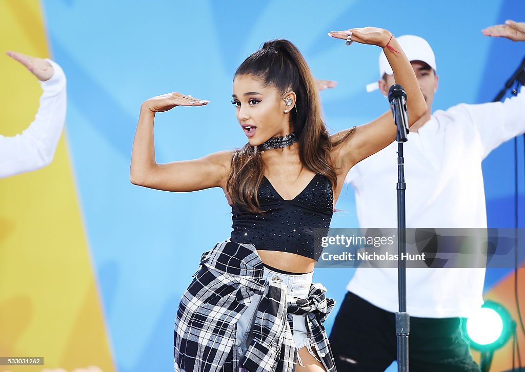 Ariana Grande Performs During ABC's "Good Morning America's" 2016 Summer Concert Series