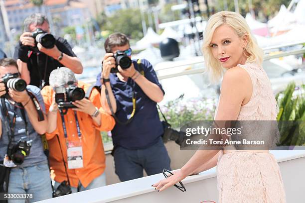 Charlize Theron attends the "The Last Face" Photocall during the 69th annual Cannes Film Festival on May 20, 2016 in Cannes, France.