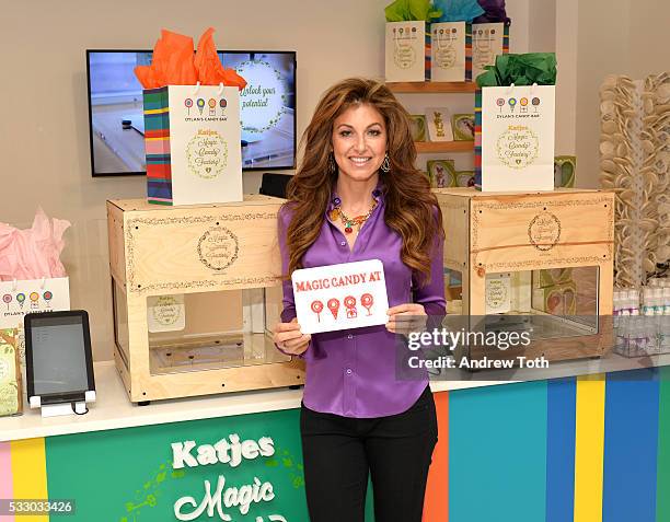 Dylan Lauren attends Dylan's Candy Bar exclusively launches first 3D printed candy in the U.S. With Katjes Magic Candy Factory on May 19, 2016 in New...