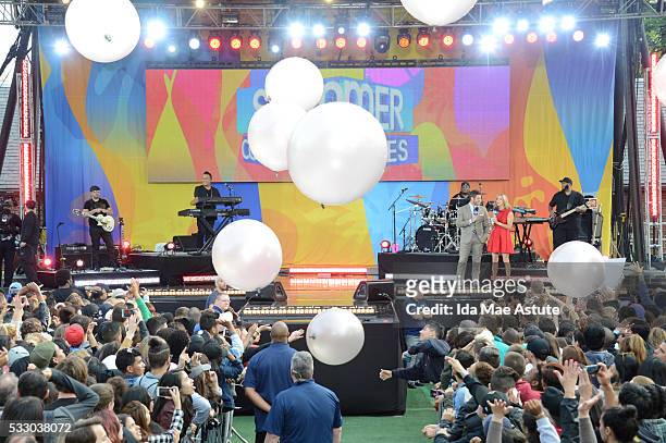 Ariana Grande kicks off the GMA Summer Concert Series from Central Park in New York City, on GOOD MORNING AMERICA, 5/20/16, airing on the Walt Disney...