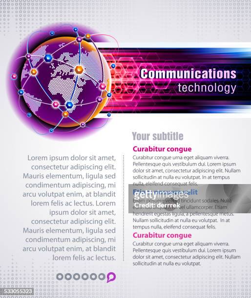 communication technology - article stock illustrations