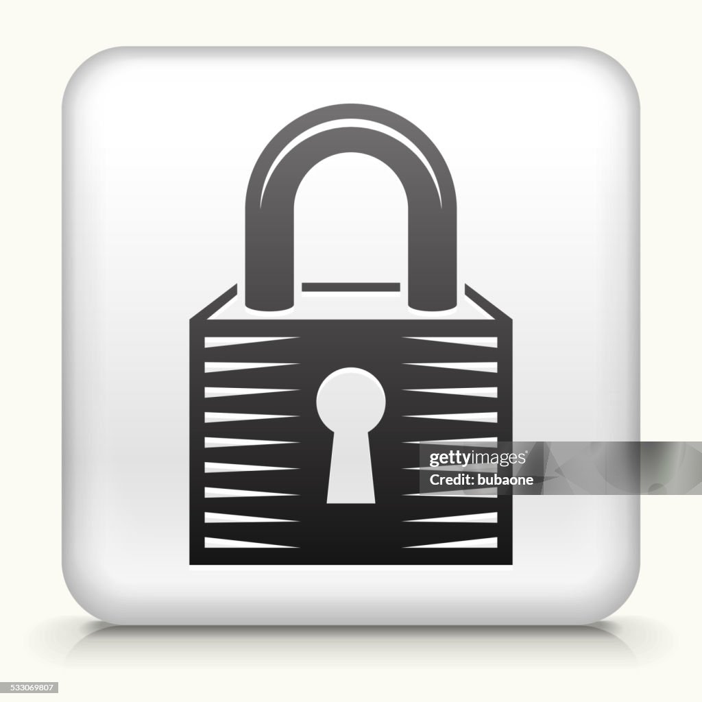 Random Security Button Square Button With Security Lock Royalty Free Vector Art High-Res ...